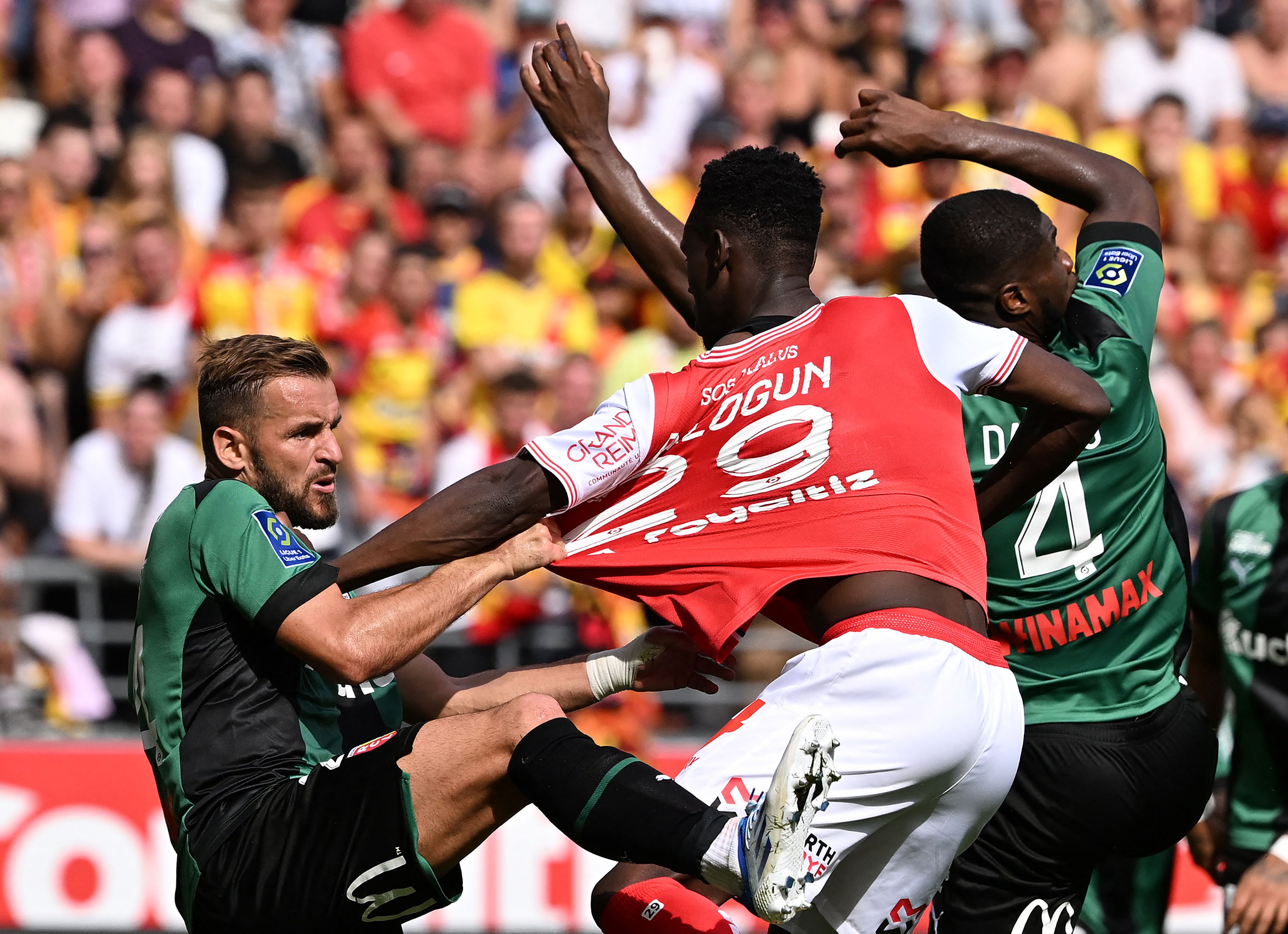 Laga Ligue 1 antara Reims dan Lens