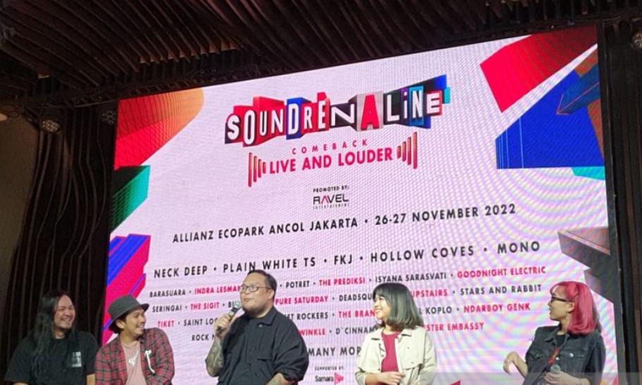 Konferensi pers Soundrenaline