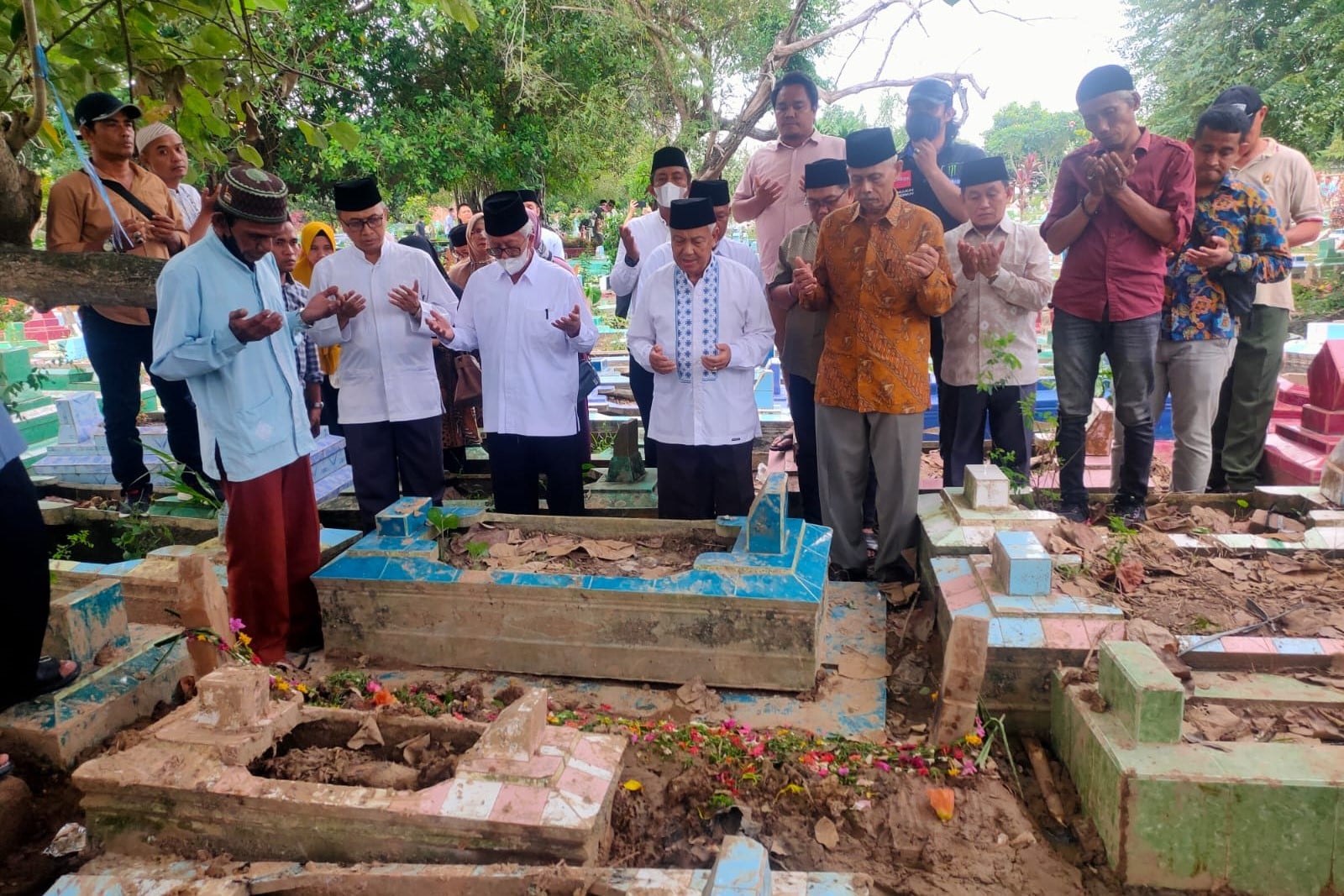 Pimpinan Ponpes Gontor Sambangi Rumah Santri Meninggal di Palembang