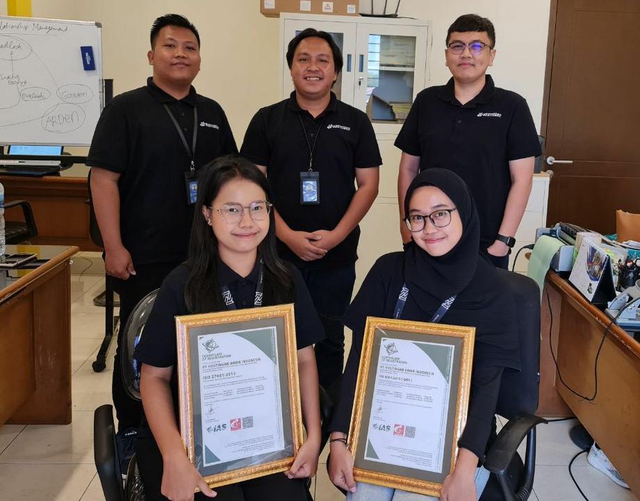 Sertifikat ISO untuk Hostingan ID