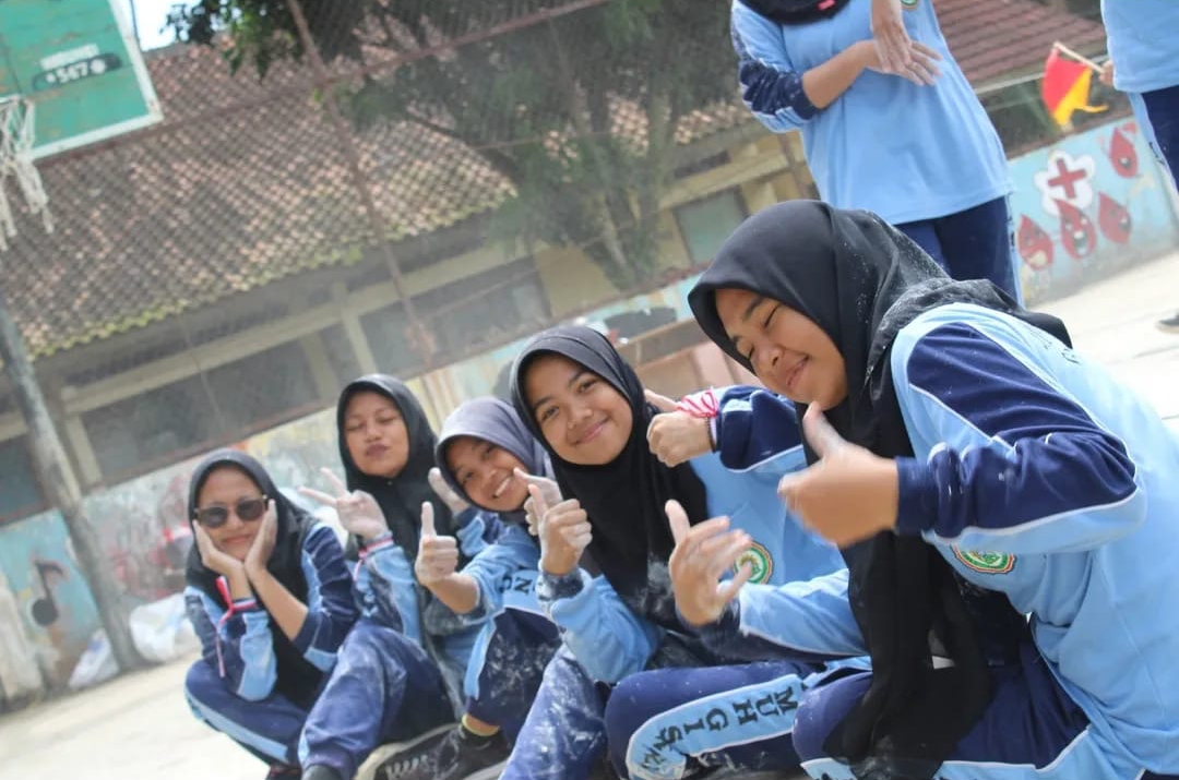 Suasana meriah lomba 17 Agustus di lapangan SMA Muhammadiyah Gisting,Tanggamus, Senin- Selasa (15-16/8/2022)