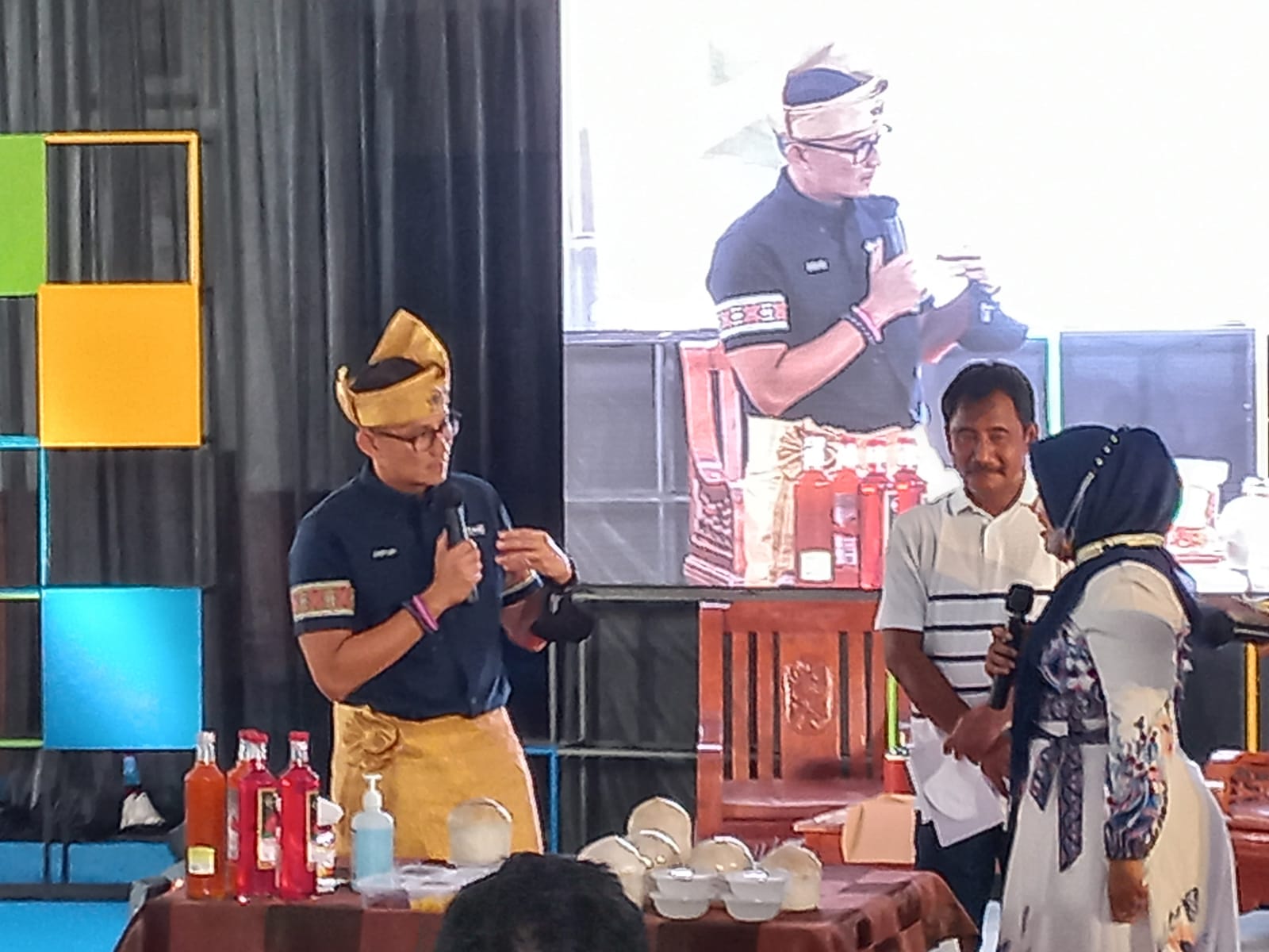 Menparekraf Sandiaga Uno menghadiri Workshop KaTa Kreatif Indonesia 2022 di Kota Binjai, Sumatra Utara.