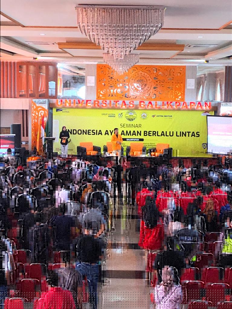 Seminar Indonesia Ayo Aman Berlalulintas, di Universitas Balikpapan, 