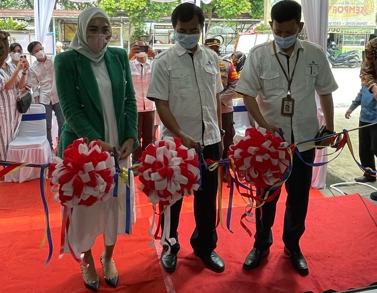 Peresmian Sentra Layanan Universitas Terbuka (Salut) di Poris, Cipondoh, Kota Tangerang, Banten. 