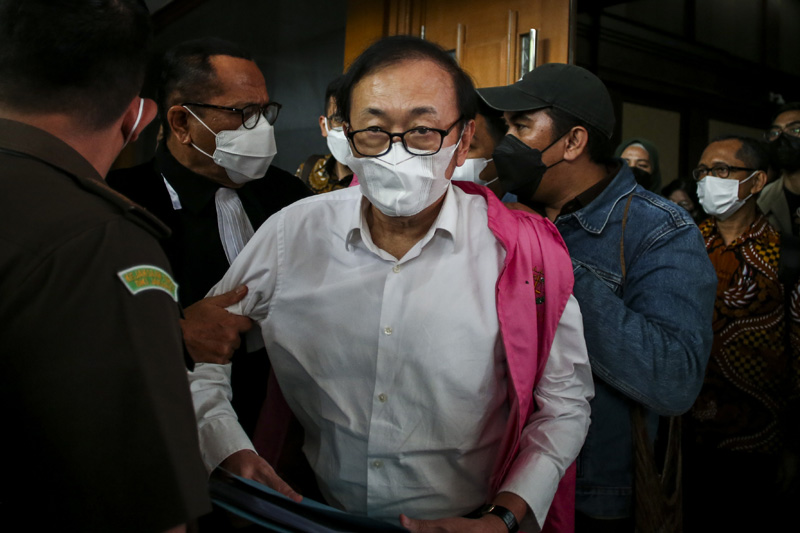 Terdakwa kasus dugaan tindak pidana korupsi dalam kegiatan usaha perkebunan kelapa sawit dan TPPU Surya Darmadi