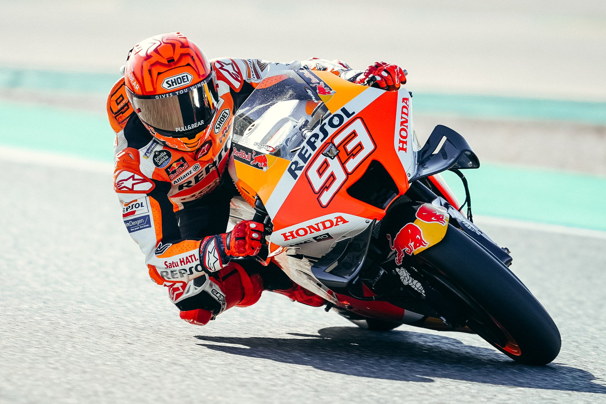 Pembalap Repsol Honda Marc Marquez