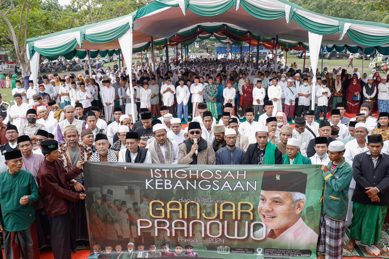 Istighosah kebangsaan dan doa bersama ulama Banten untuk kemajuan dan kemakmuran Bangsa, Sabtu (10/9)