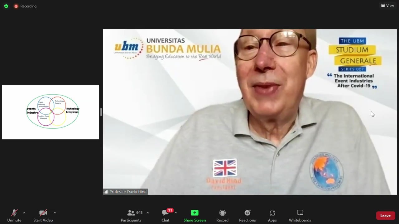 President of the APIEM Academy dan Associate Professor Buckinghamshire New University, UK, Prof. David Hind.