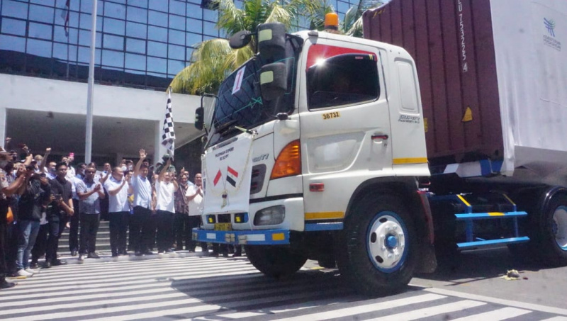 Menteri Perdagangan Zulkifli Hasan melepas ekspor produk tekstil PT Sritex