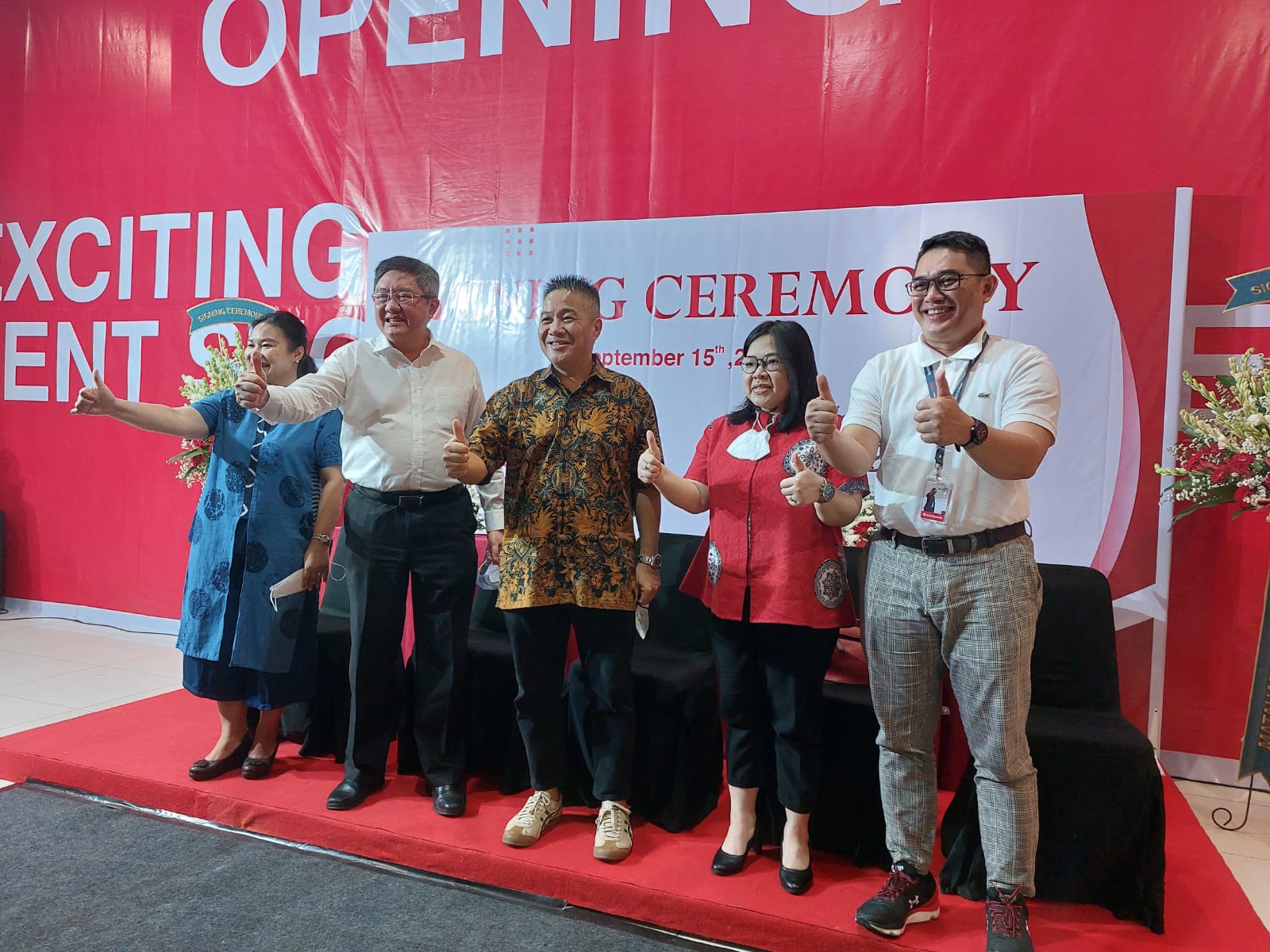 Pembukaan Matahari Dept Store di Mall @Bassura