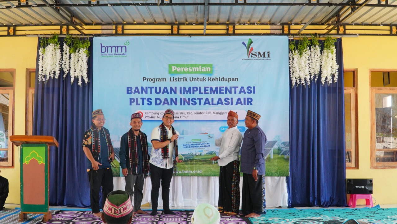 Peresmian Program Listrik untuk Kehidupan di Kampung Kolong, Desa Siru, Kecamatan Lembor, Kabupaten Manggarai Barat, NTT.