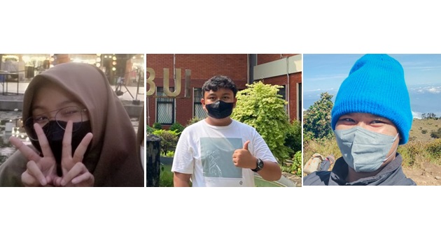 Suara Anak (kiri - kanan): Celestyn Fayola, Adnarangga Ikhtiari, dan Aji Muhammad Raihan.