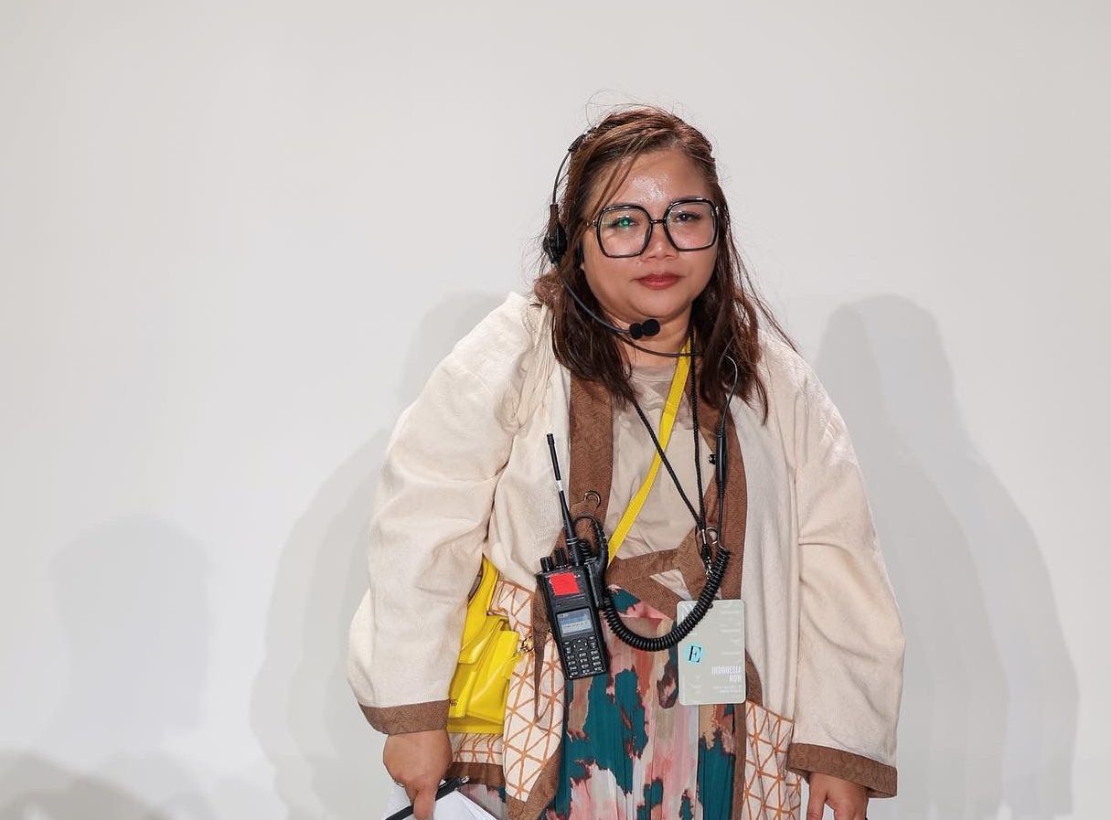  International fashion producer, Dina Fatimah yang biasa dikenal sebagai Eski.