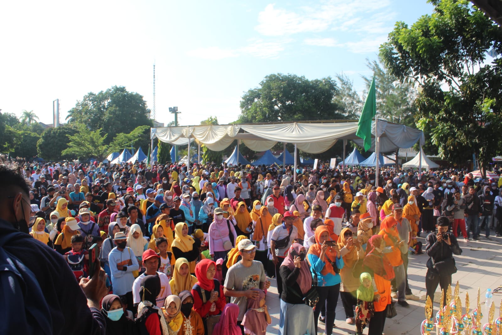 Peserta Jalan Sehat Muhammadiyah di kabupaten Tegal