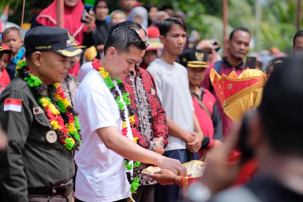 Dwi Hartono di momen hari pertama Reuni Akbar SMP 13 Tebo