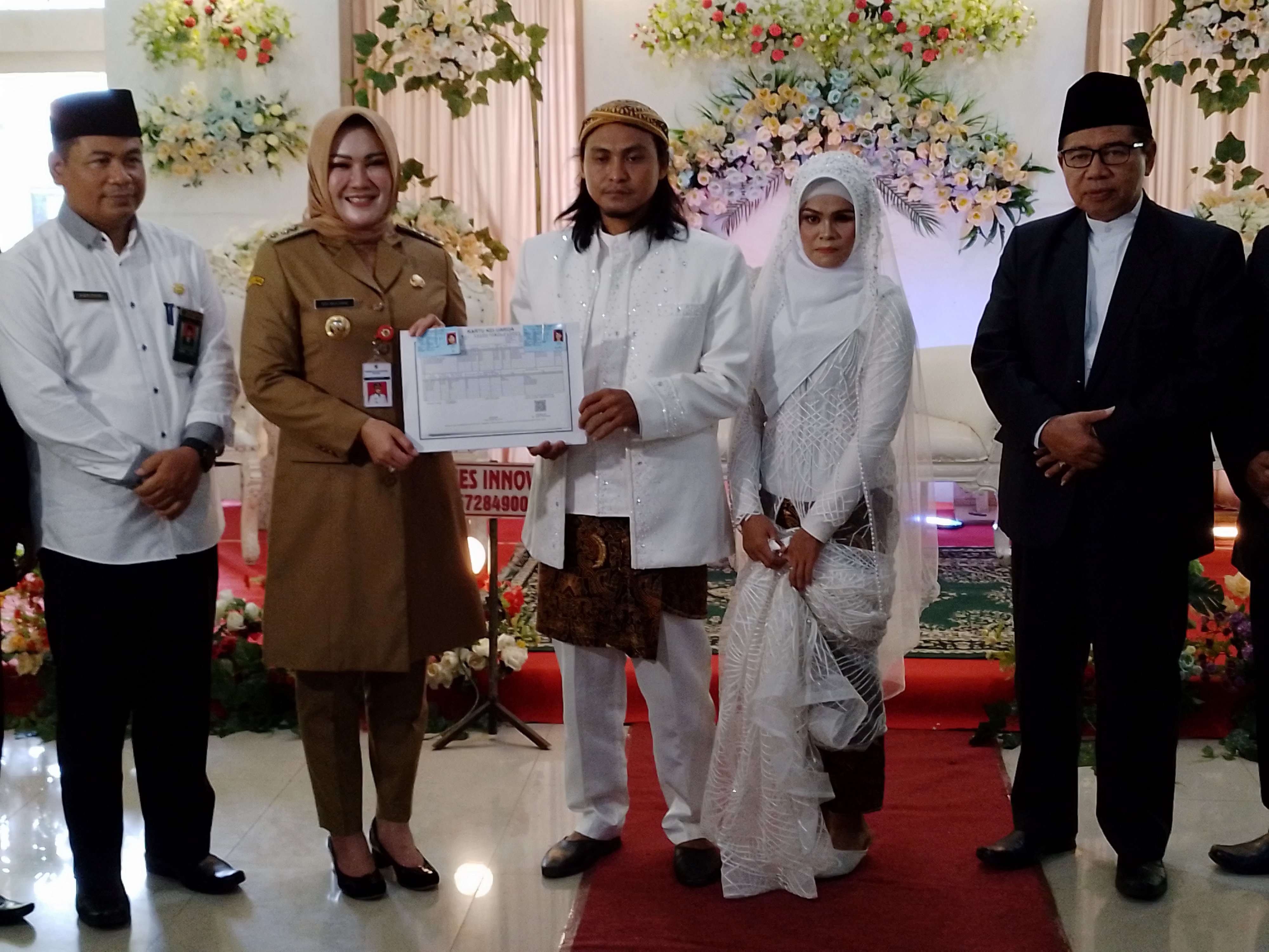 Baznas Klaten Gelar Pernikahan Massal di Masjid Raya