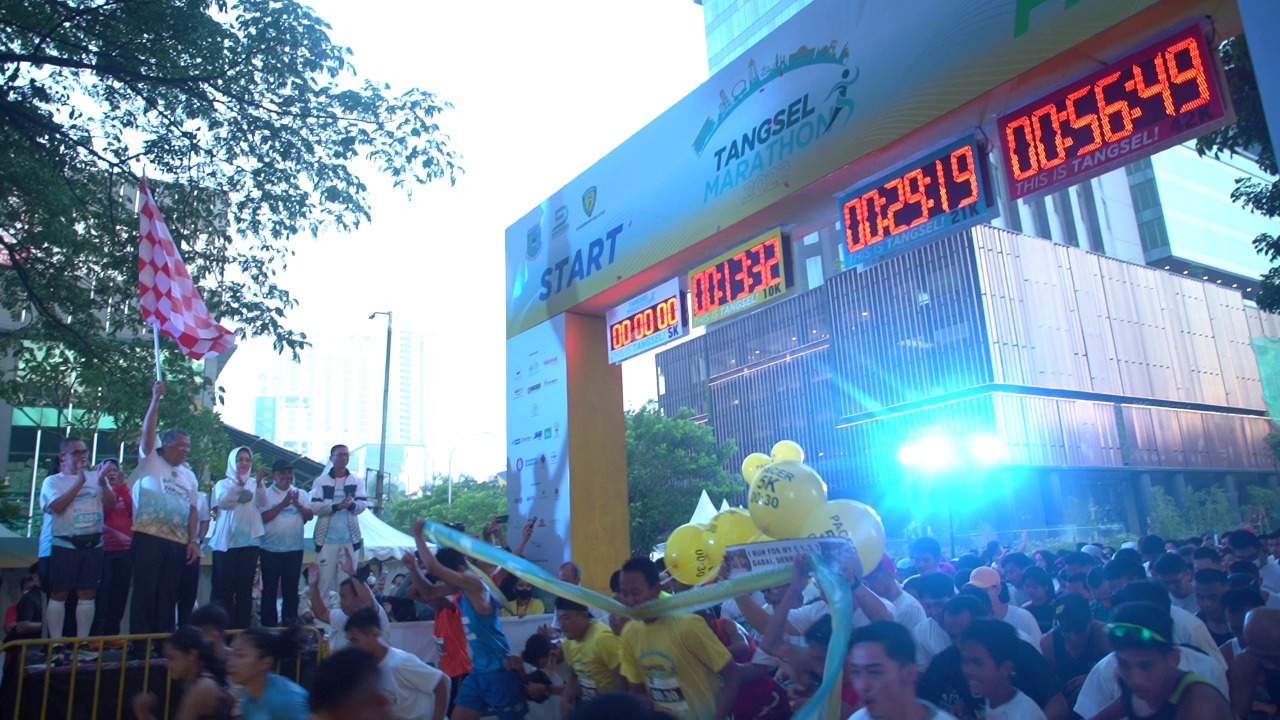 2.500 Pelari Meriahkan Tangsel Marathon 2022