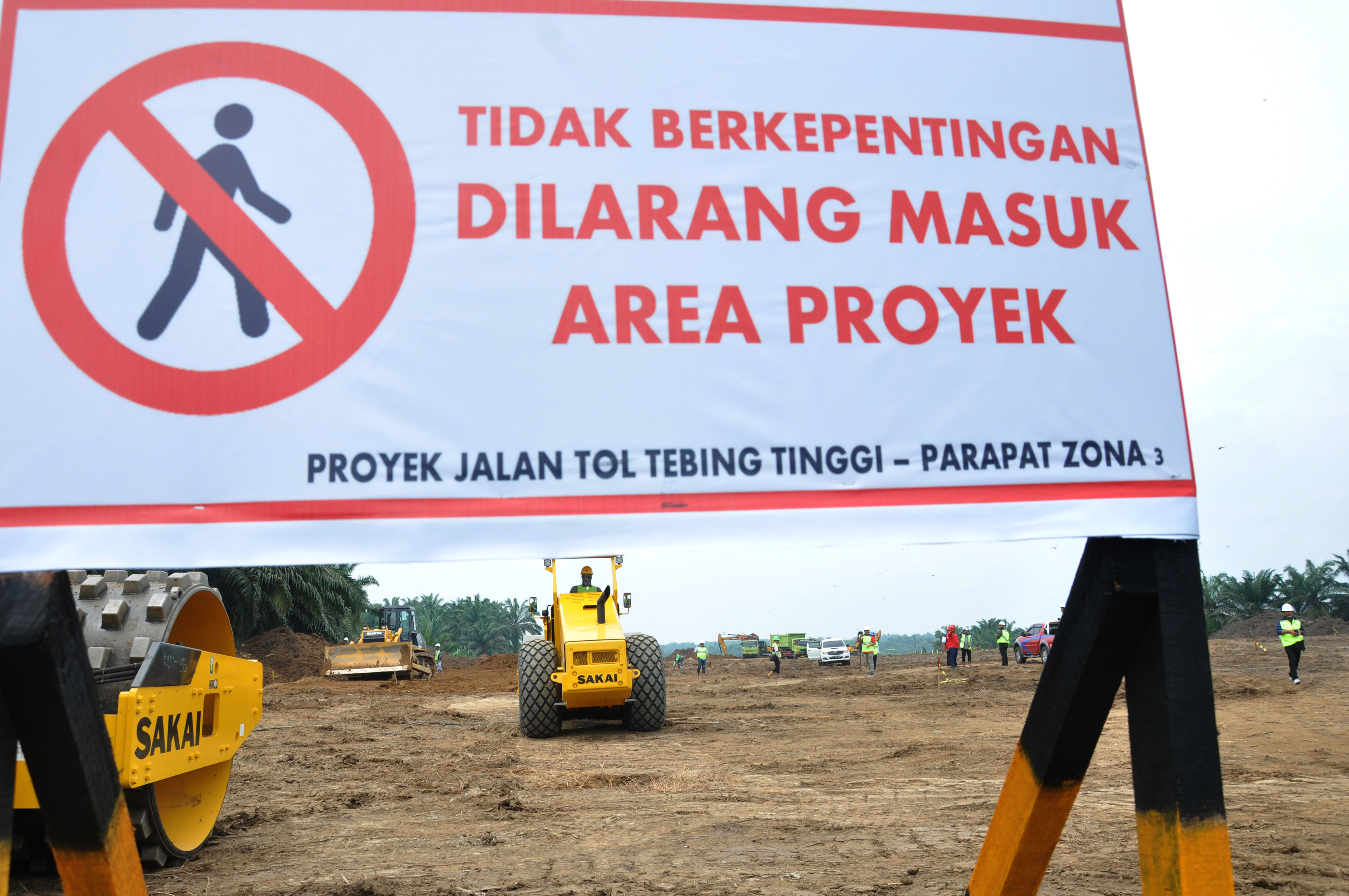 Potret proyek jalan tol yang digarap Waskita Karya.