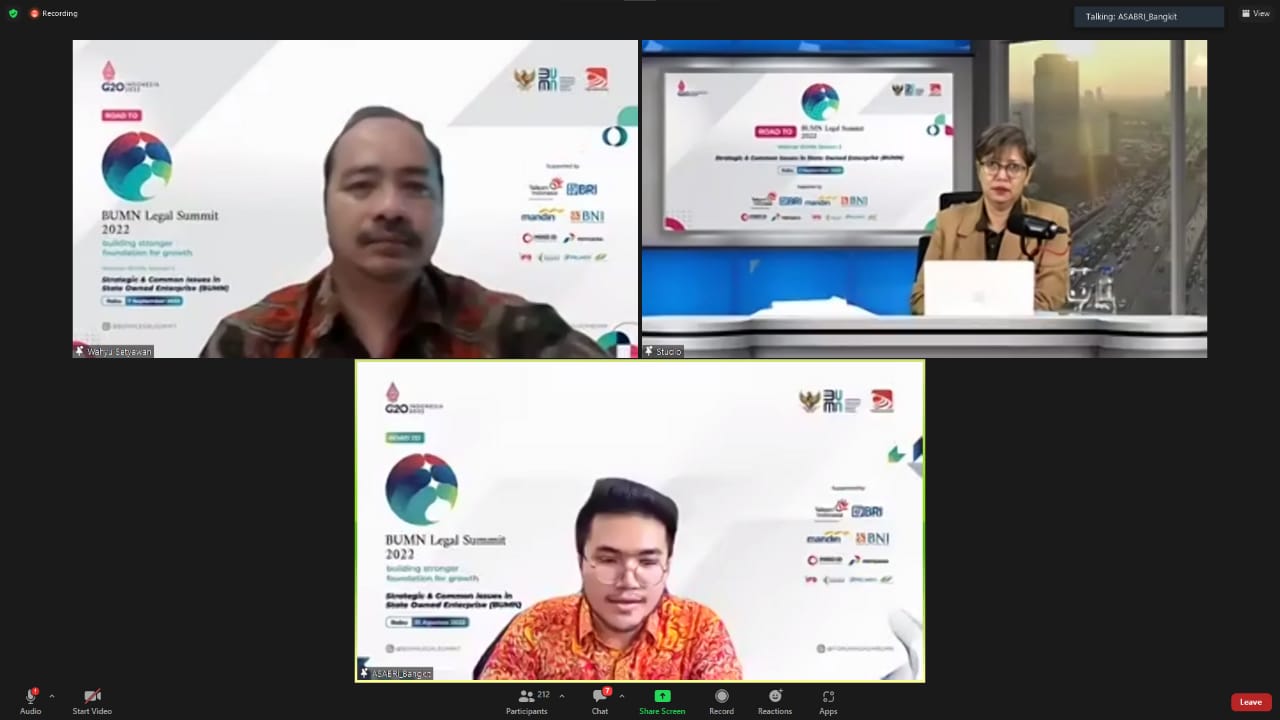 Webinar Road to BUMN Legal Summit 2022