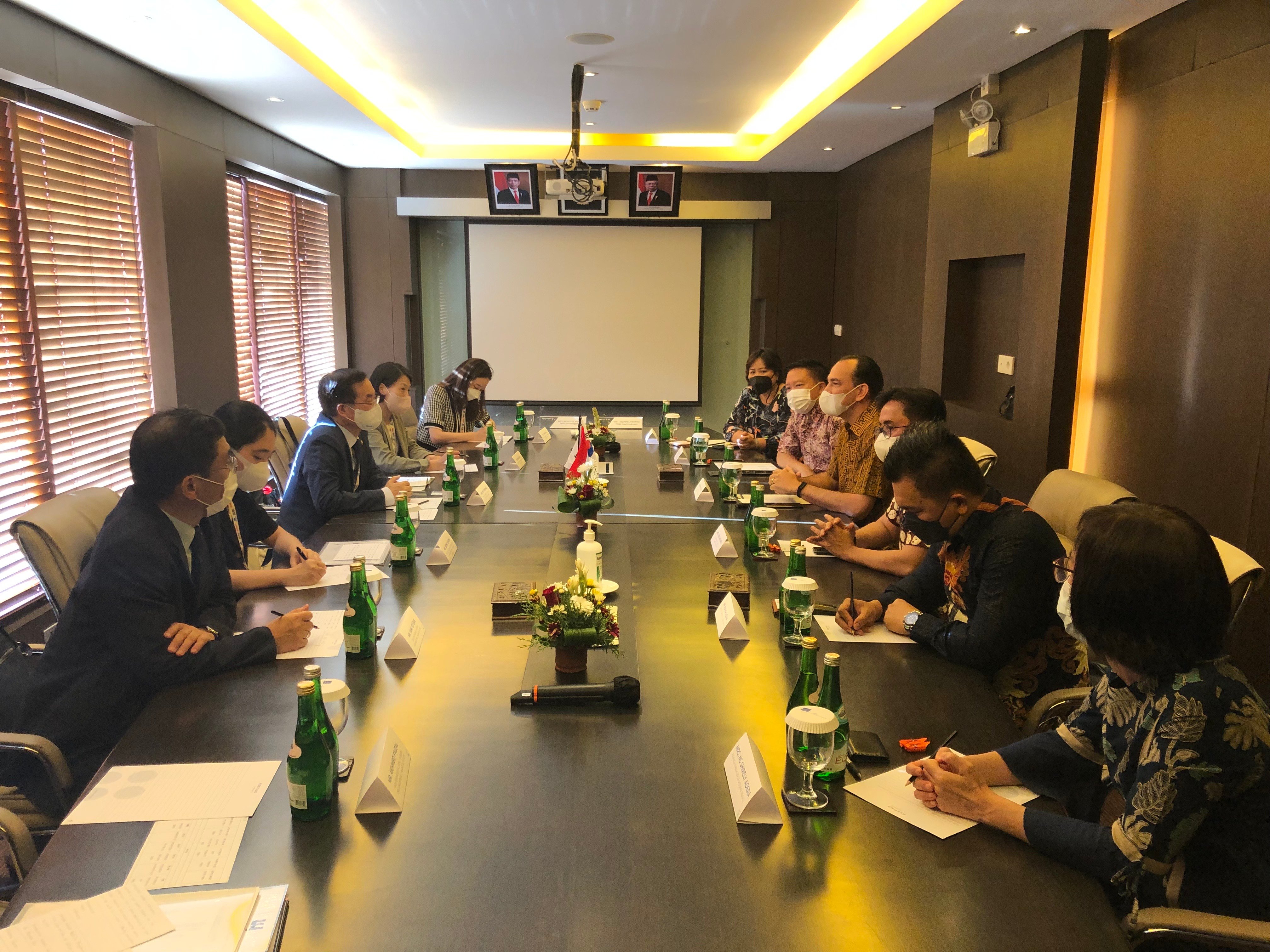 Pertemuan antara Kementerian Kebudayaan, Olahraga, dan Pariwisata Korsel dengan Astindo di Bali.