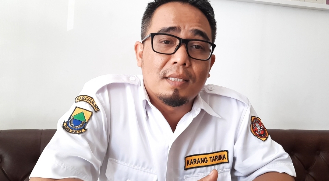 Ketua Karang Taruna Kabupaten Cianjur, Mudrikah.