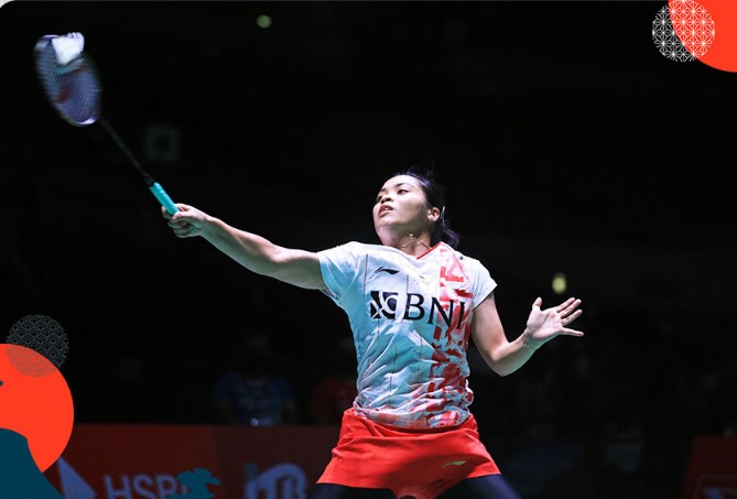 Tunggal putri Indonesia Gregoria Mariska Tunjung