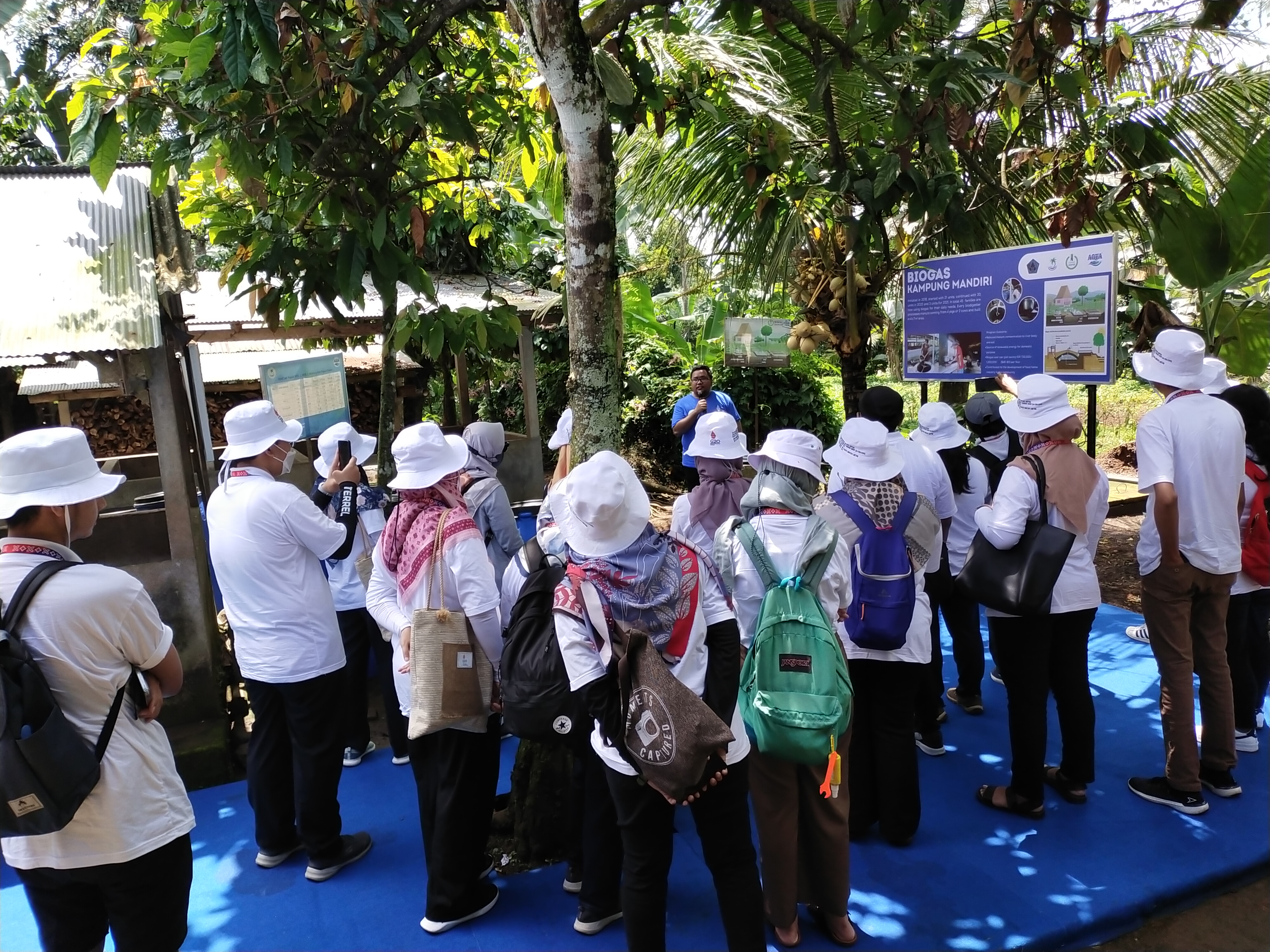 Kunjungan Desa Bongkasa Pertiwi, Kecamatan Abiansemal, Kabupaten Badung, Bali (1/9).