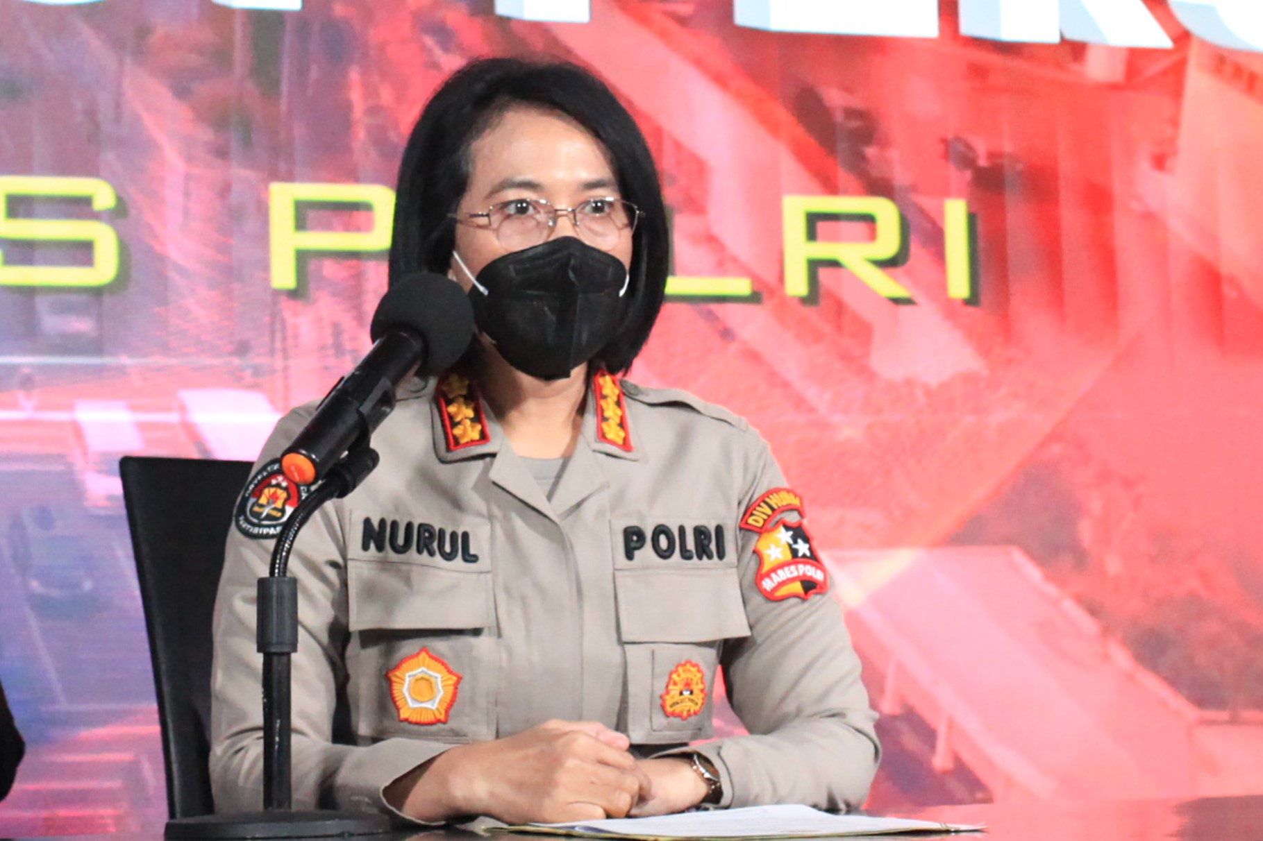 Kepala Bagian Penerangan Umum (Kabagpenum) Divisi Humas Polri Kombes Pol. Nurul Azizah