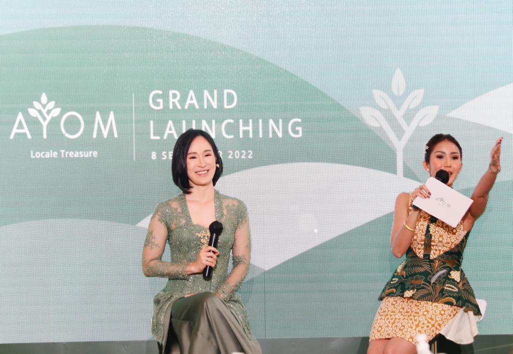 Founder AYOM, dr. Olivia Ong, M.Biomed.(AAM) (kiri), saat konferensi pers di Jakarta, Kamis (8/9). 