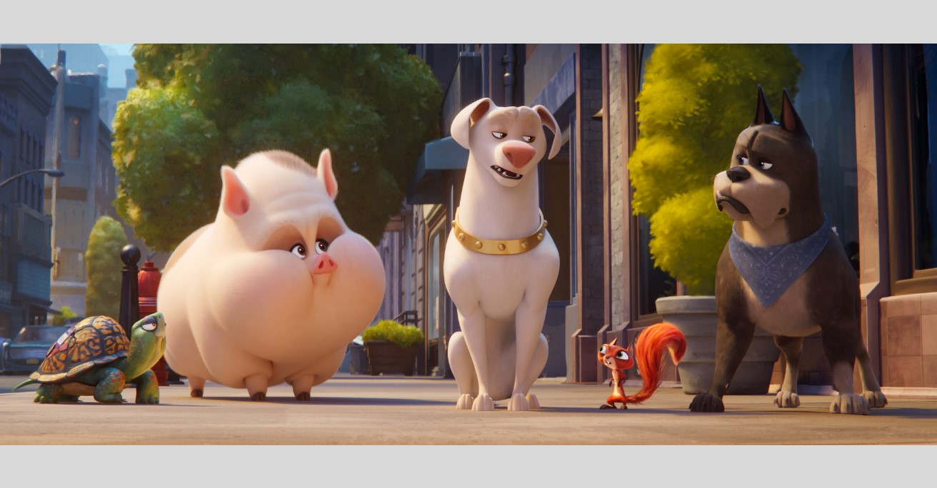 Cuplikan adegan dari film DC League of Super-Pets