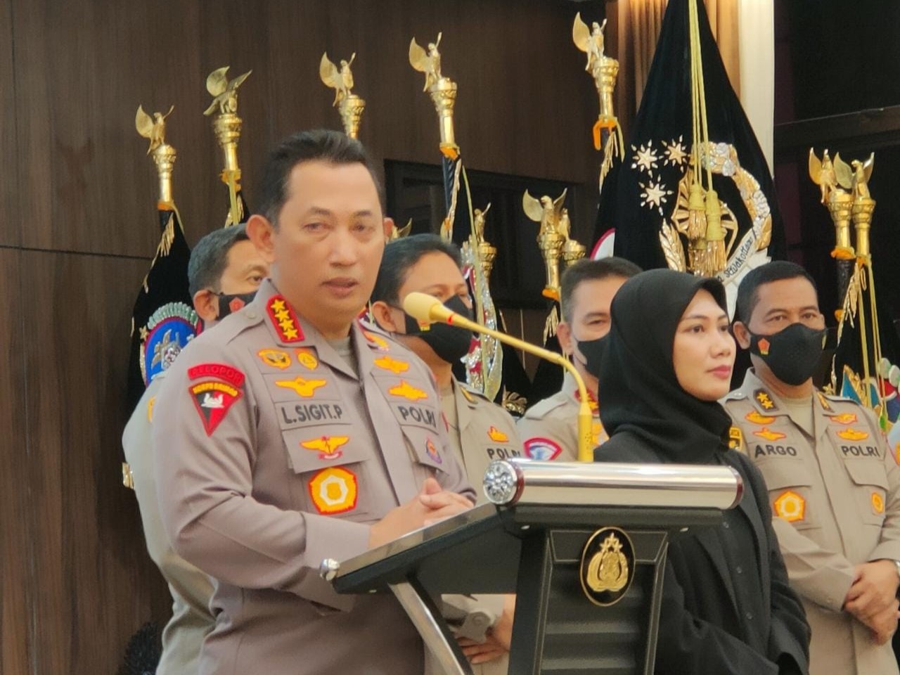 Kapolri Listyo Sigit Prabowo.