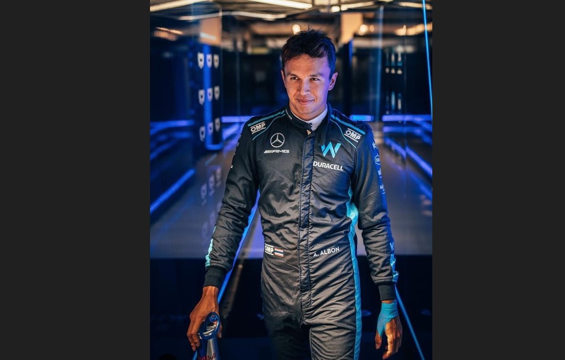 Pembalap Formula 1 dari tim Williams Alexander Albon
