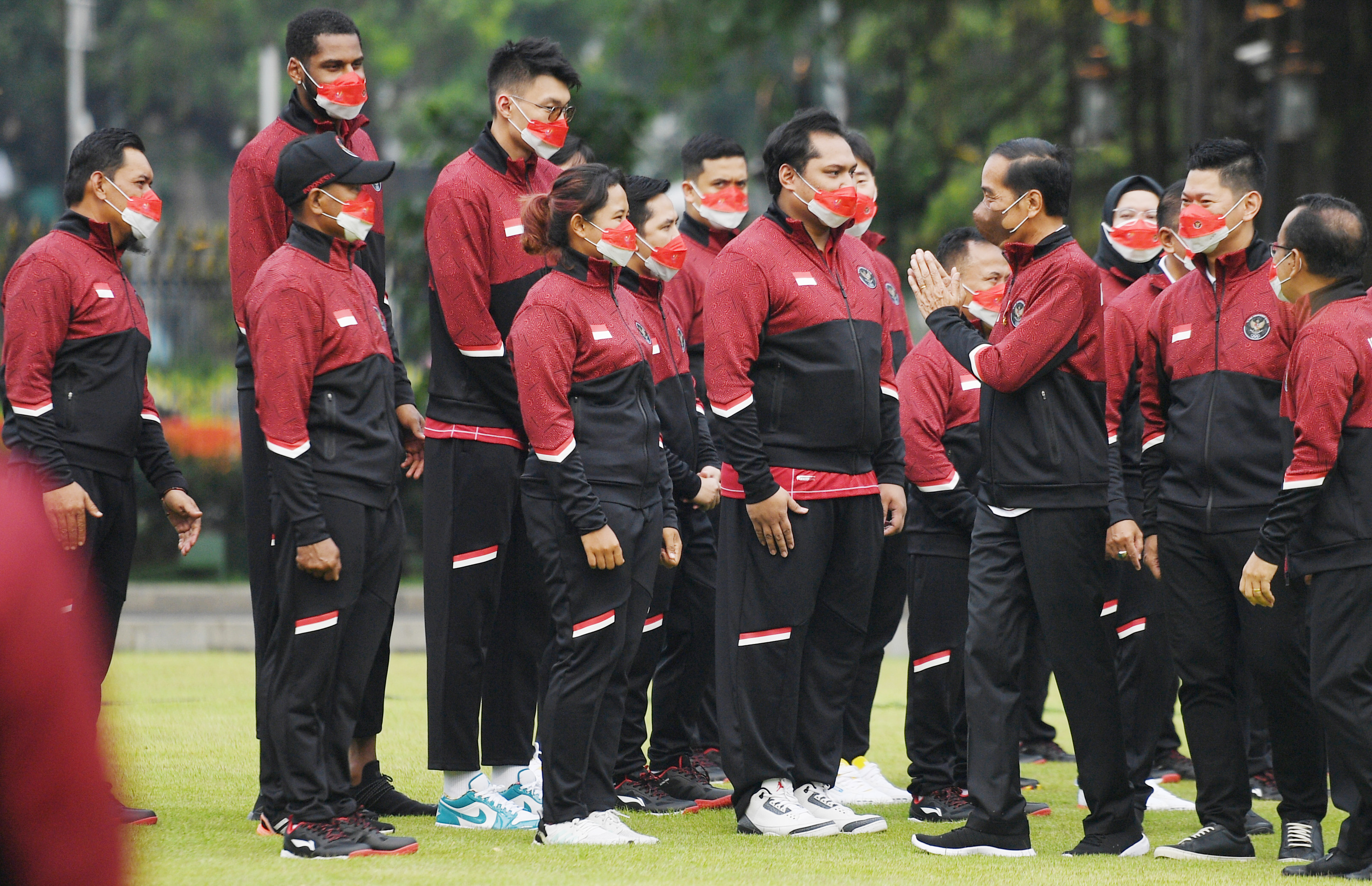 Ilustrasi : Pelepasan kontingen SEA Games