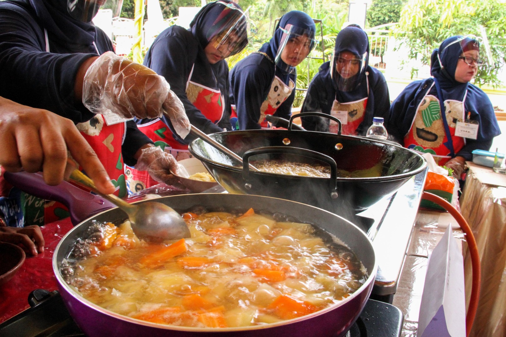 Ilustrasi lomba memasak
