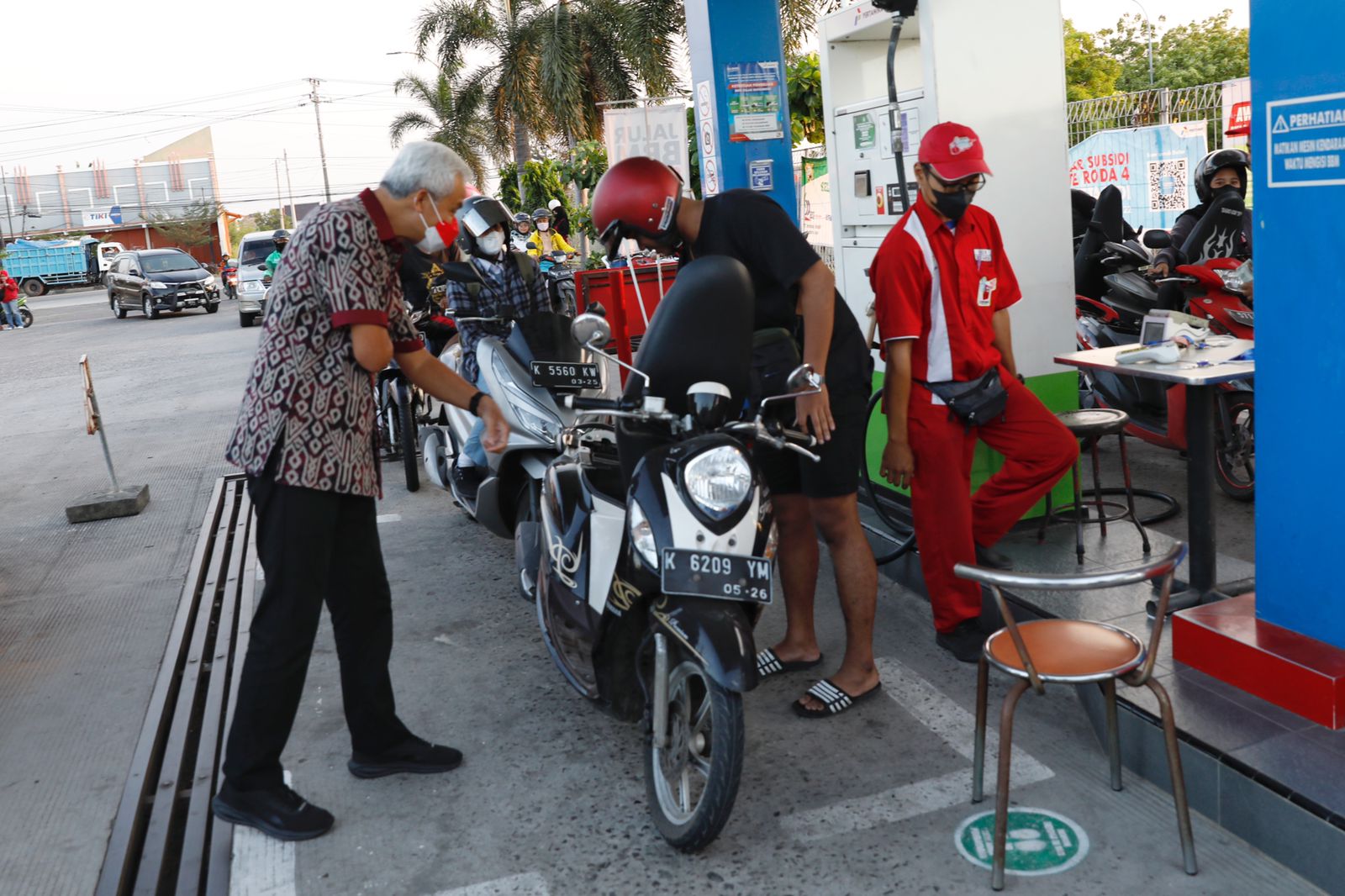 Sidak SPBU, Ganjar Pastikan Stok BBM Aman dan Tidak ada Gejolak