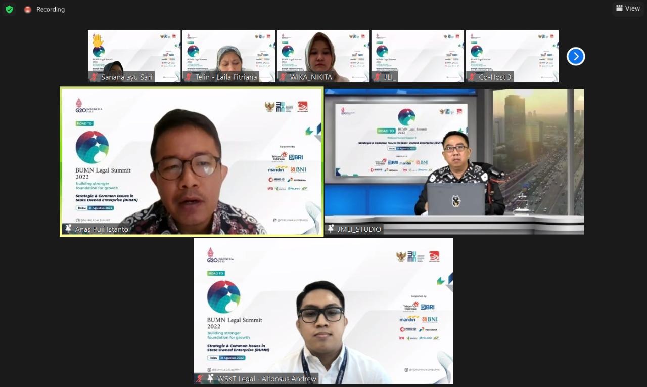Webinar Forum Hukum BUMN