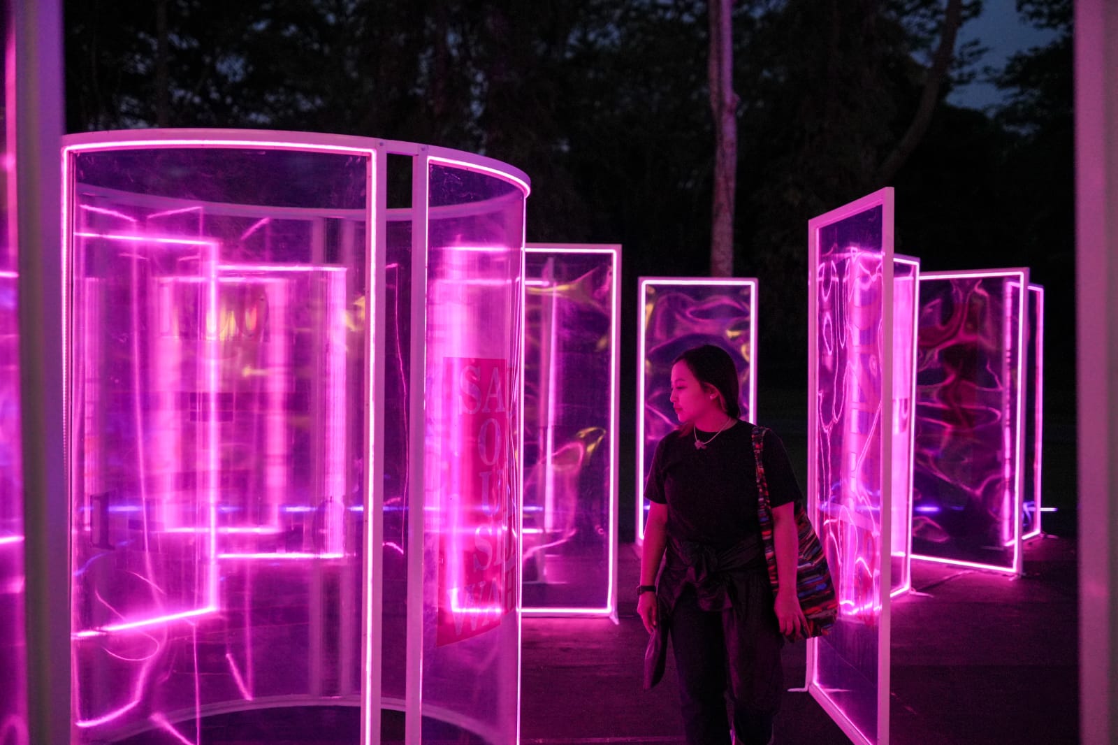 Gondola Team hadir di Festival Kebudayaan Indonesia Bertutur 2022 dengan membawa konsep instalasi labirin cahaya diberi judul 