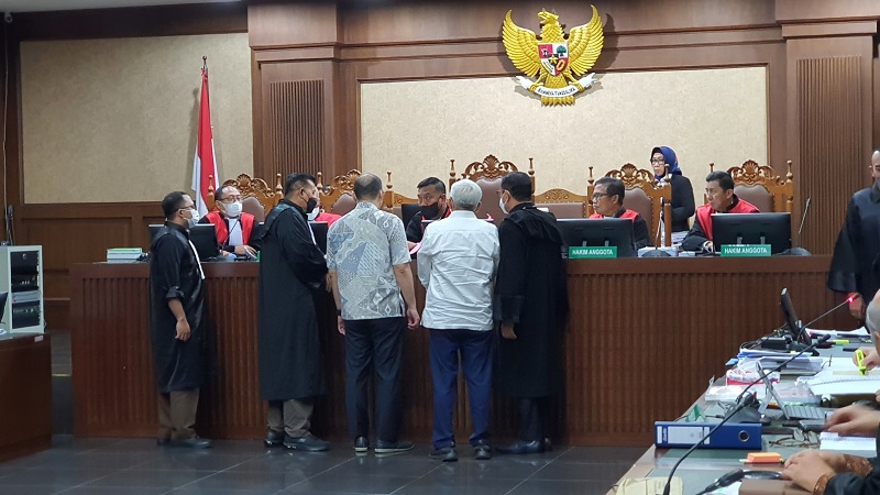 Sidang lanjutan perkara dugaan korupsi terkait pemberian fasilitas izin ekspor crude palm oil (CPO) dan turunannya
