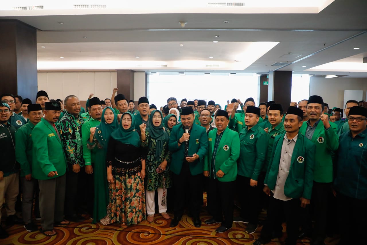 FORUM Komunikasi Dewan Pimpinan Cabang (DPC) PPP wilayah Mataraman mendeklarasikan Ganjar Pranowo menjadi capres 2024, Minggu (16/10)