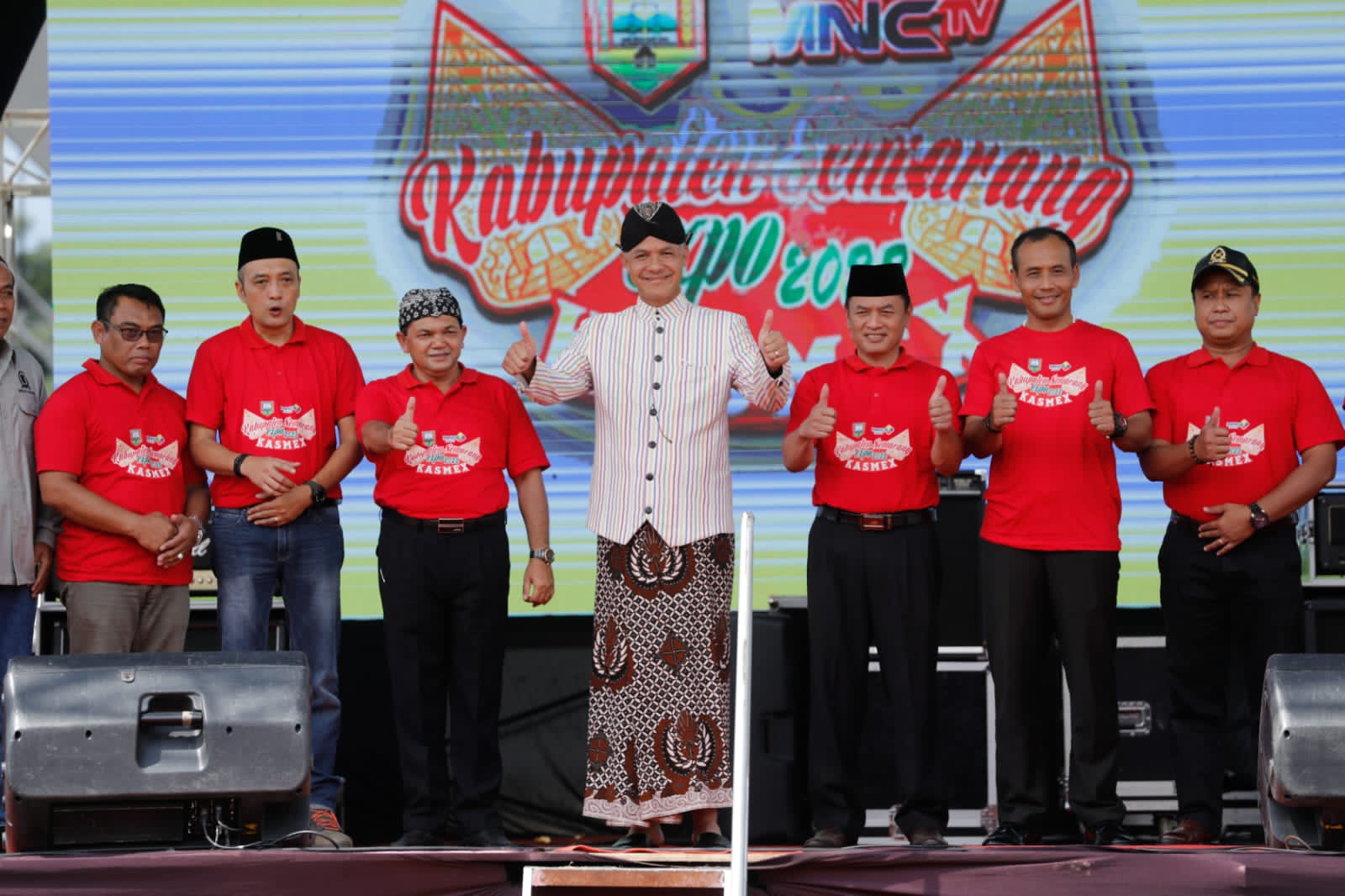 Kabupaten Semarang Expo (KAMEX) 2022 di Lapangan Jenderal Soedirman Ambarawa, Kabupaten Semarang, Jateng, Kamis (20/10/2022).