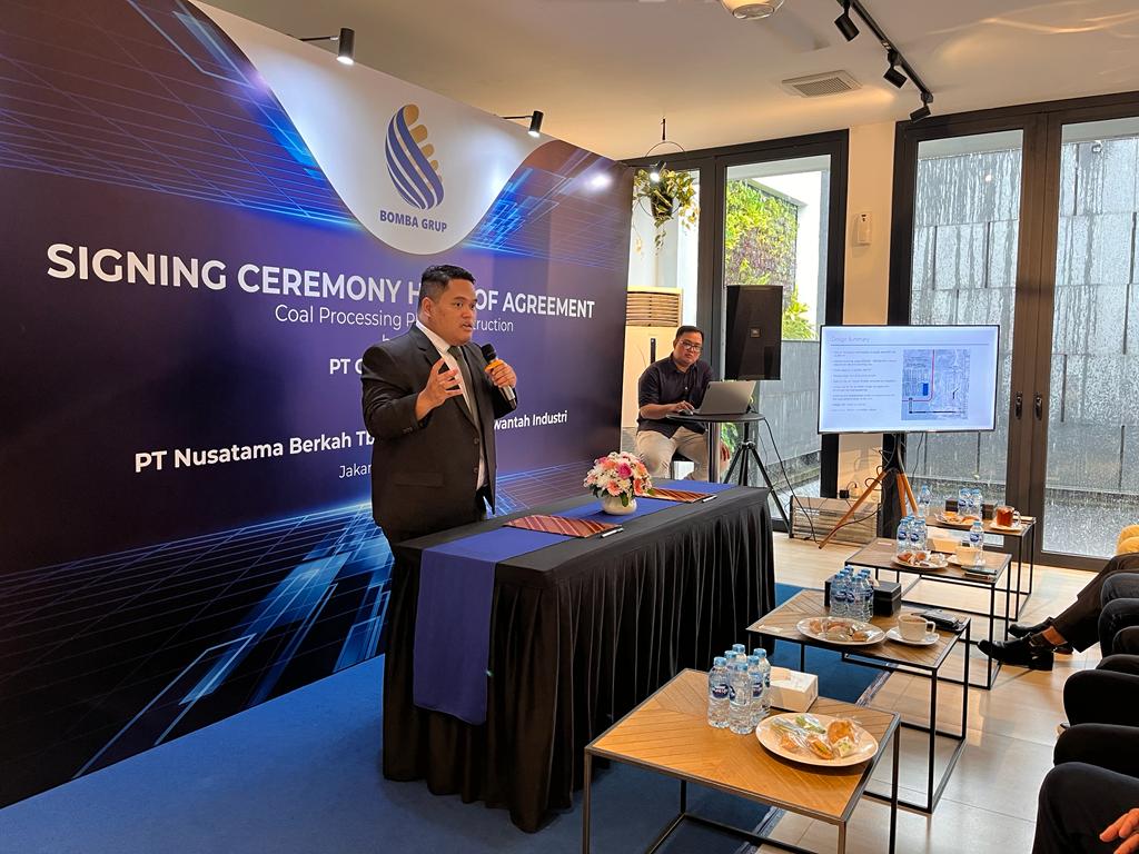 Felik Makuprathowo, Perwakilan Project Management team of PT Nusatama Berkah Tbk. & PT Unggul Ejawantah Industri. 