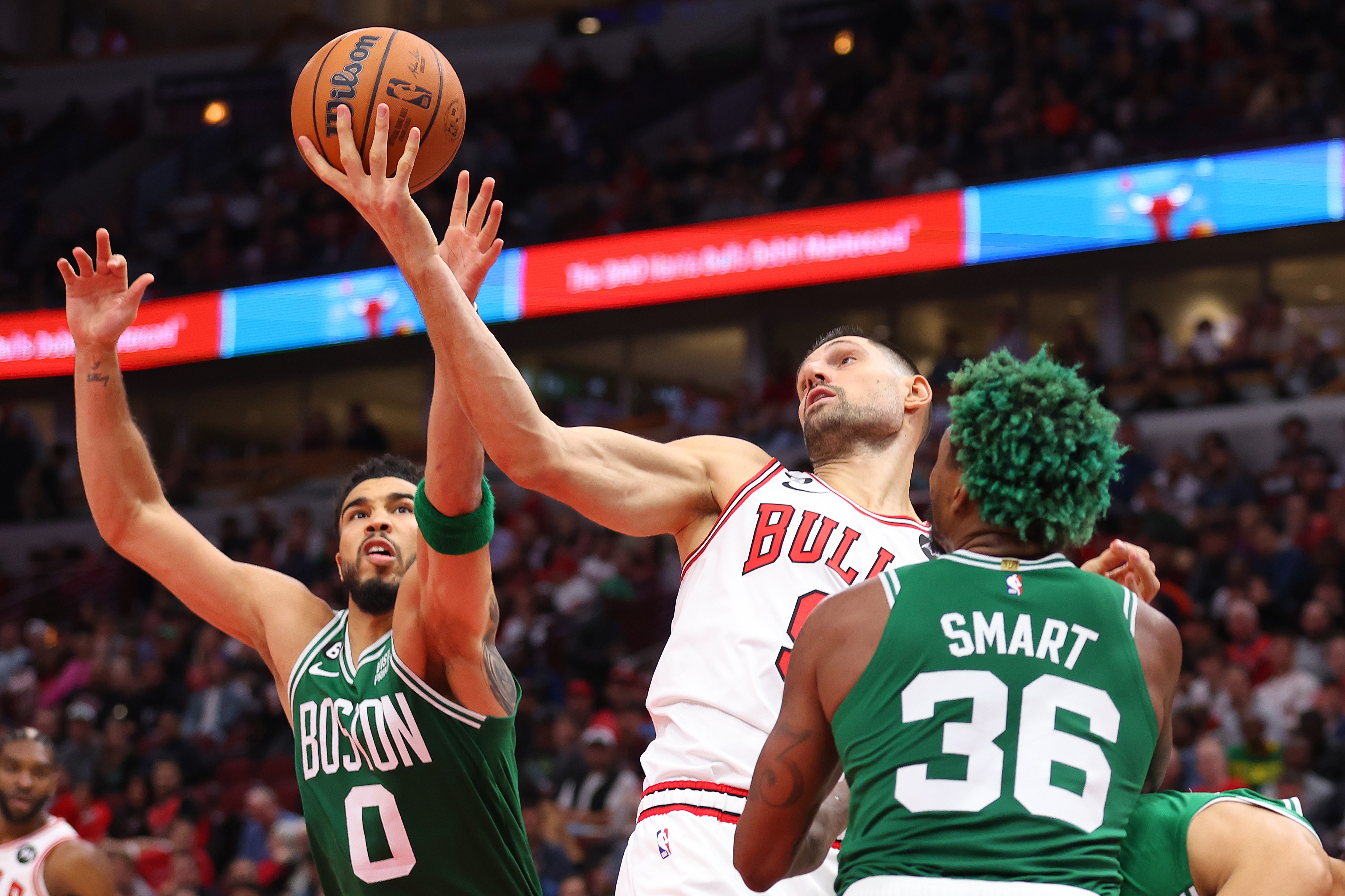 Laga NBA antara Chicago Bulls dan Boston Celtics