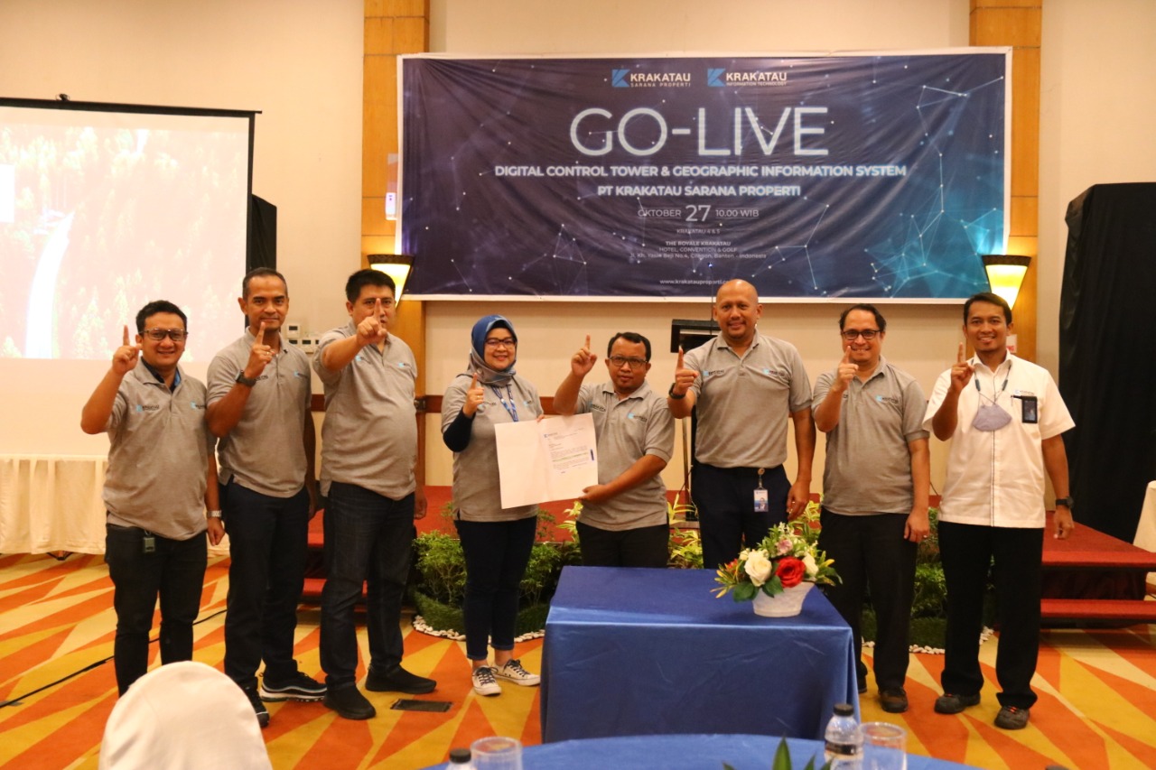 PT Krakatau Sarana Properti meluncurkan Digital Control Tower (DCT) GO-LIVE 