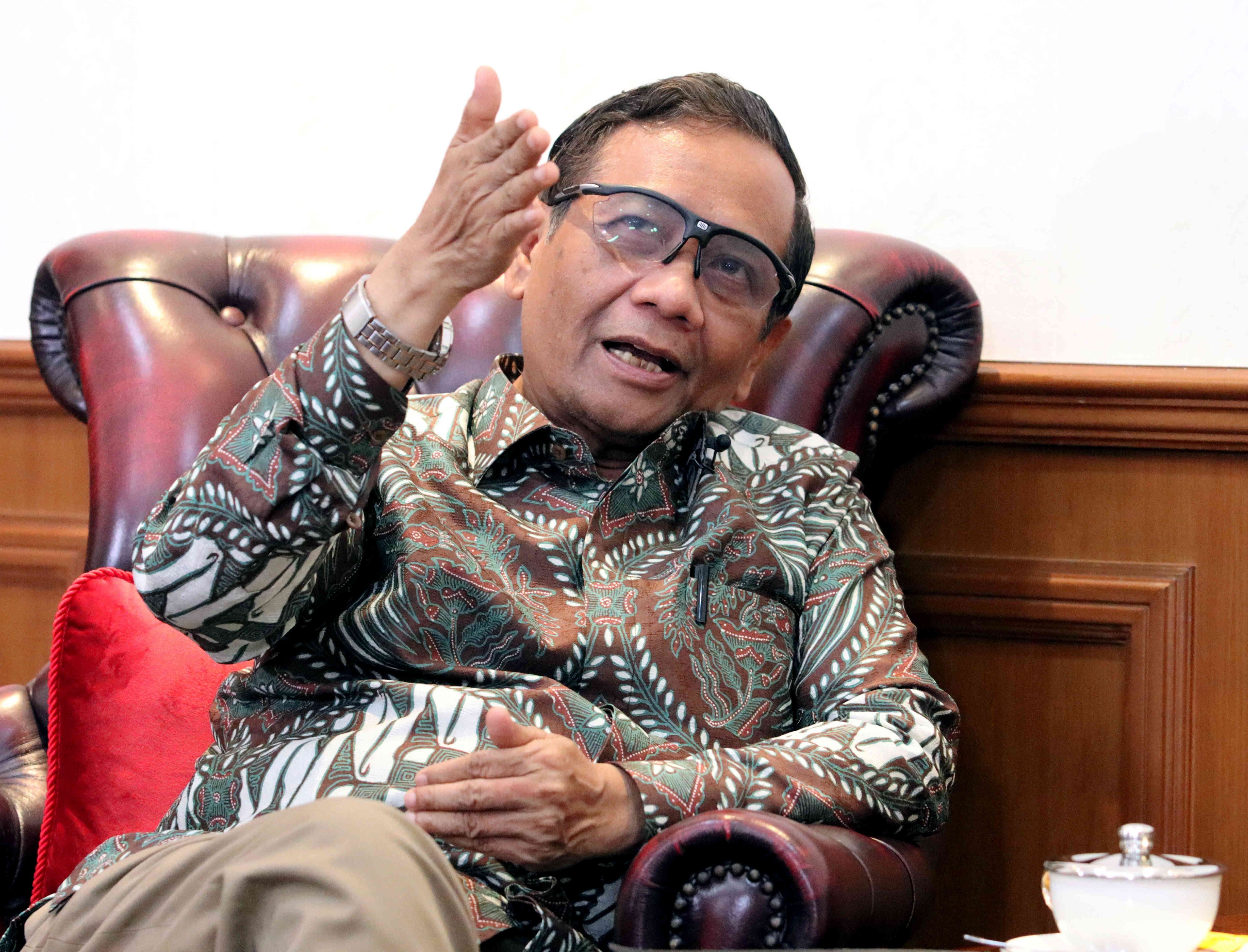 Menteri Koordinator Bidang Politik, Hukum dan Keamanan (Menko Polhukam) Mahfud MD.