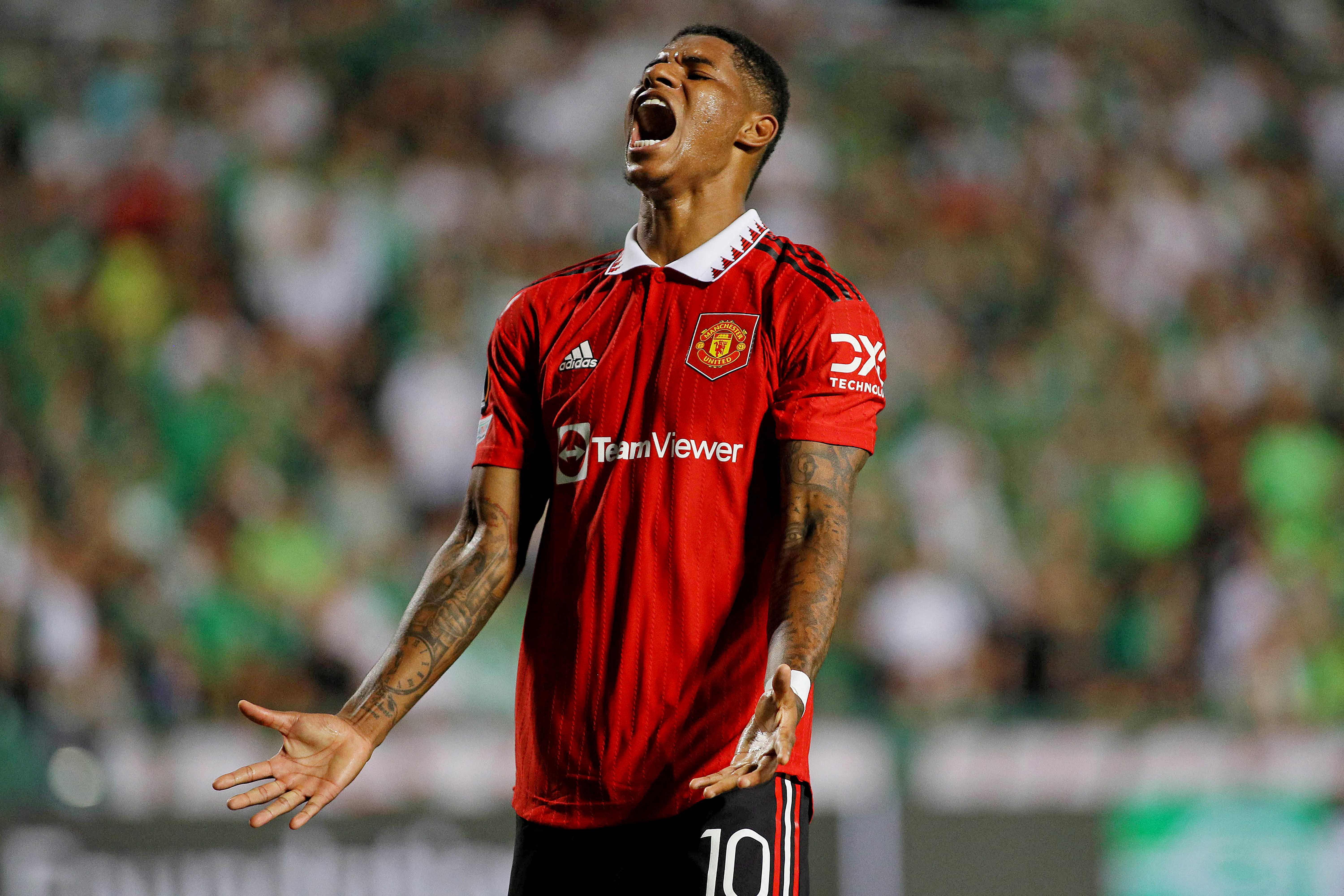 Dua Gol Rashford Antar MU Menang di Kandang Omonia