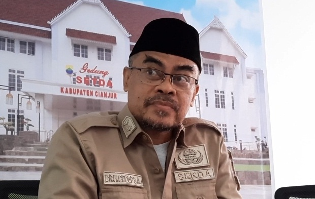 Sekretaris Daerah (Sekda) Kabupaten Cianjur, Jawa Barat, Cecep S Alamsyah.
