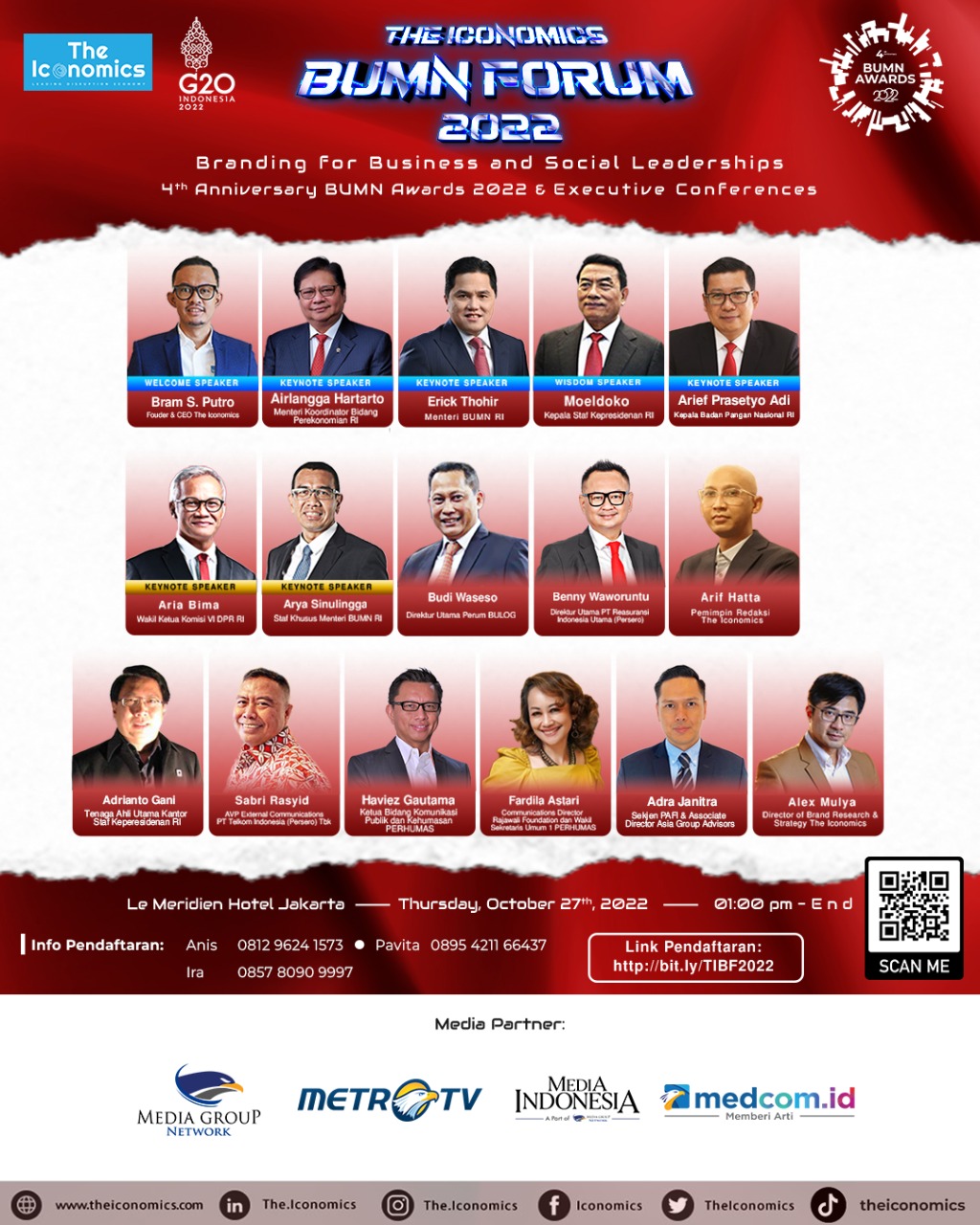 Penyelenggaraan The Iconomics BUMN 2022