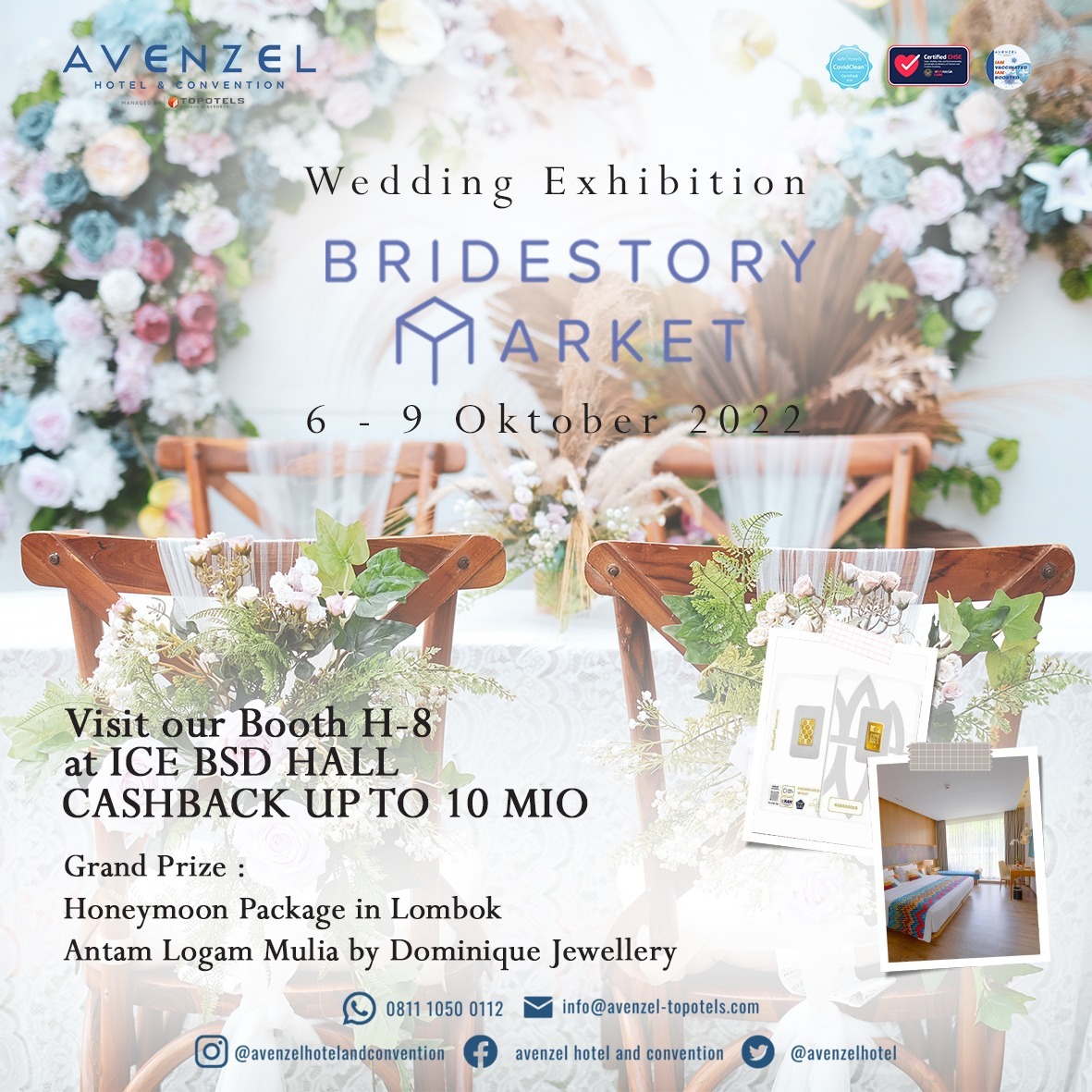 Avenzel Hotel and Convention Cibubur menggelar Wedding Exhibition.