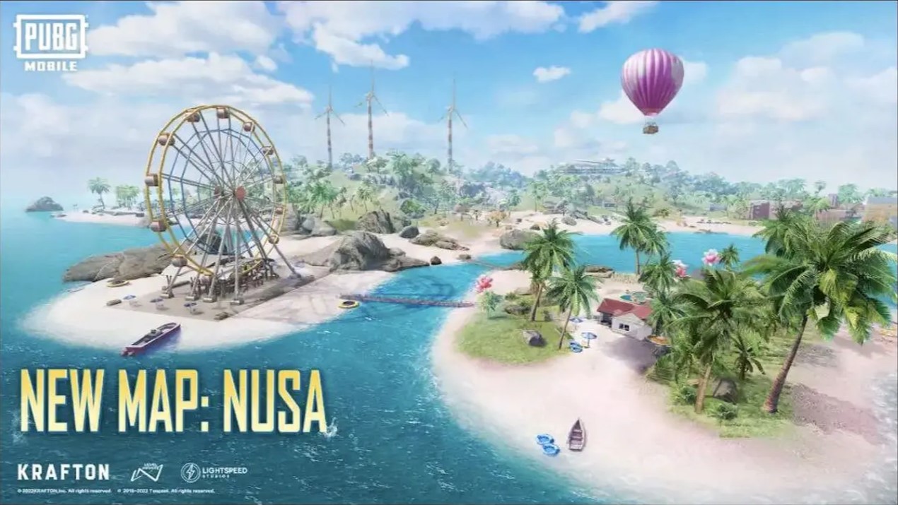 Peta Nusa di PUBG Mobile yang terinspirasi dari Bali.