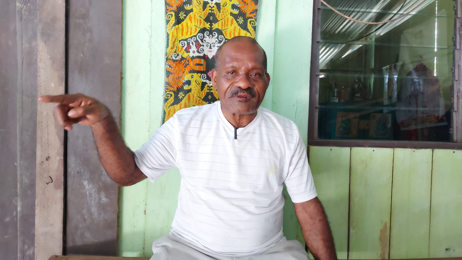 Ketua Komisi C DPRD Keerom,  Bonefasius A. Muenda .